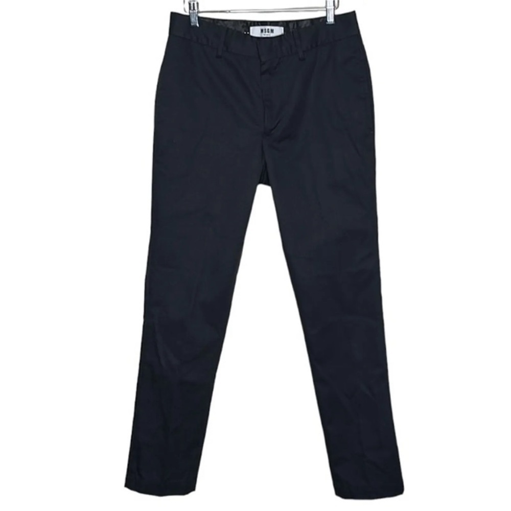MSGM Milano Men’s Pants Slacks Black Size 40 IT (US 30 X 29)
